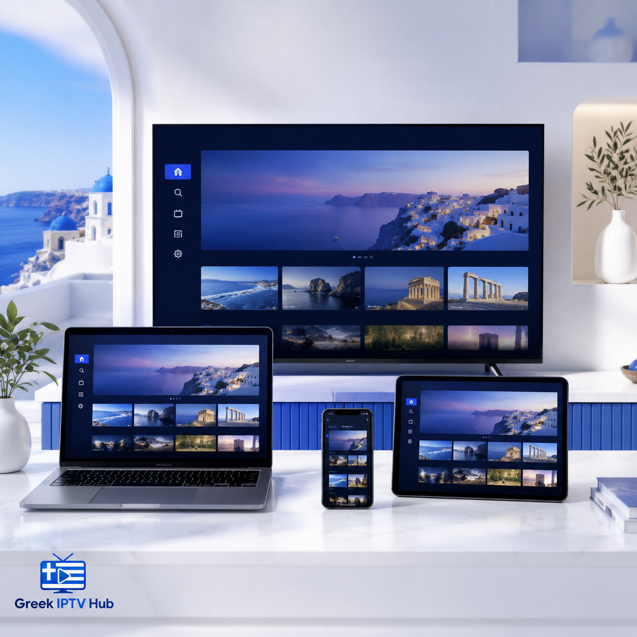 Εγκατάσταση iptv greek σε πολλές συσκευές: Smart TV, κινητό, tablet και PC