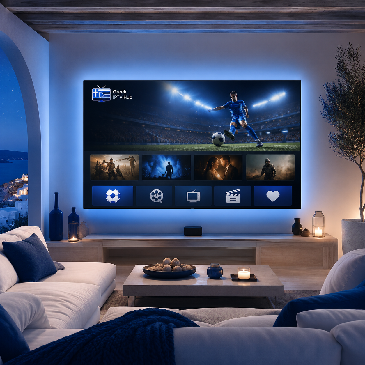 Διεθνές περιεχόμενο σε ποιότητα 4K μέσω iptv greek