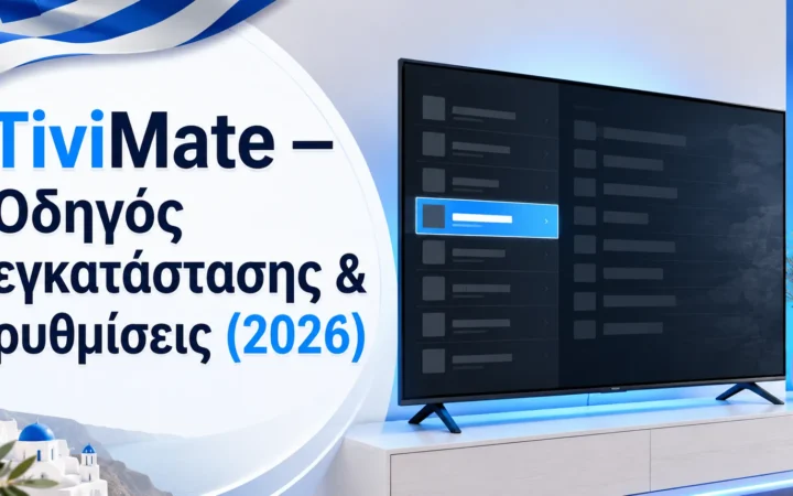 TiviMate — Οδηγός εγκατάστασης & ρυθμίσεις (2026) — Greek IPTV Hub