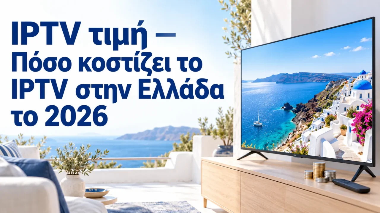 IPTV τιμή — Πόσο κοστίζει το IPTV στην Ελλάδα το 2026 — Greek IPTV Hub